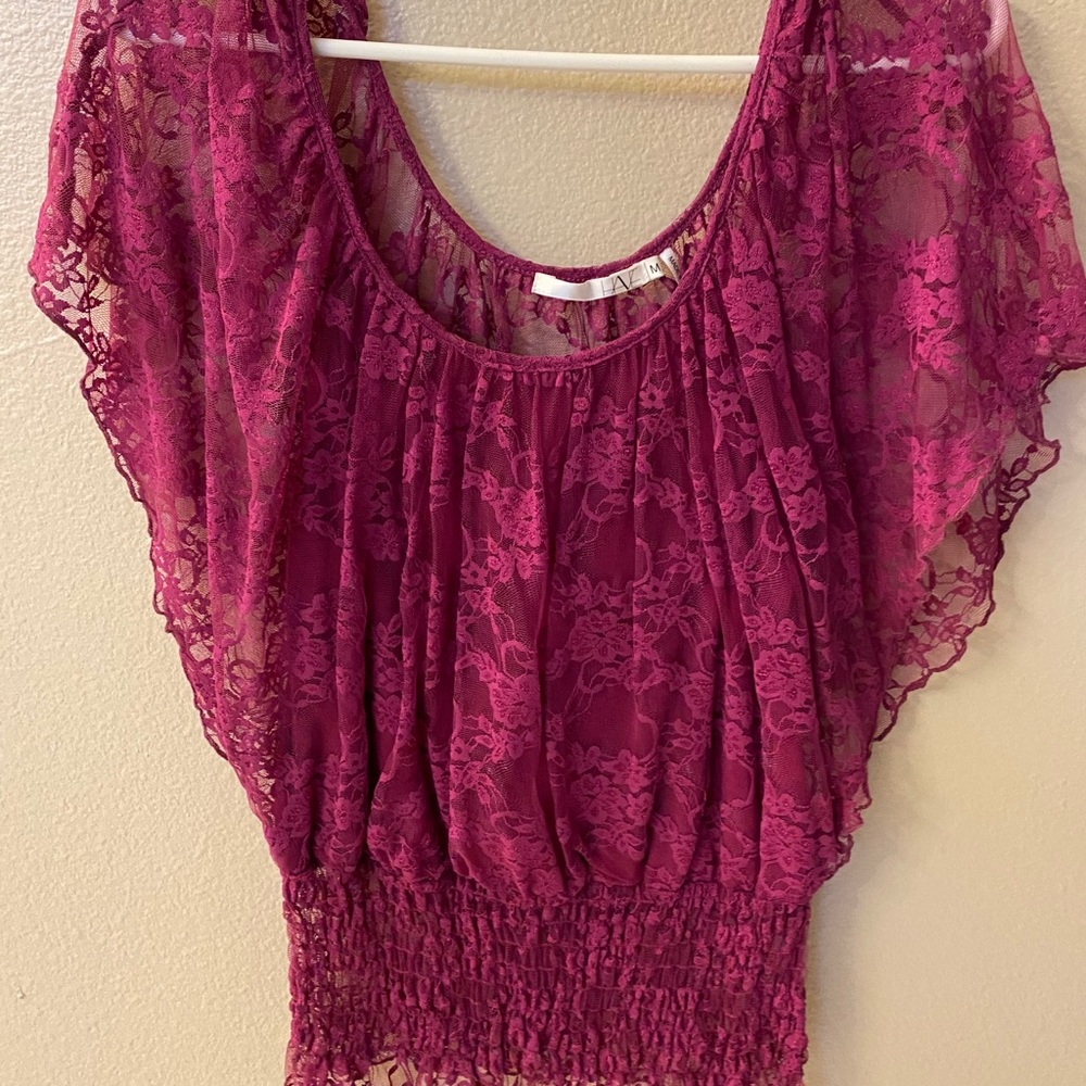 Purple blouse